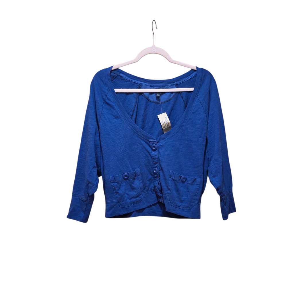 2011 Vintage American Eagle 100% Cotton Cardigan Fall Vibes Basics Preppy